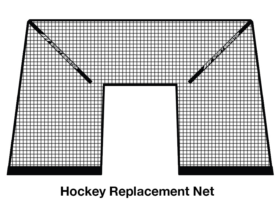 Net, Black, Single, Smart Backstop for Hockey - Smart Sports Tek
